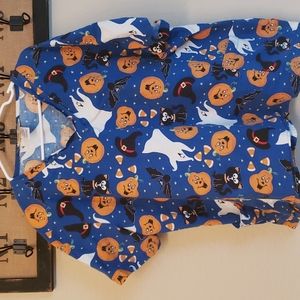 Halloween scrub top